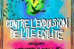 Rassemblement contre l'expulsion